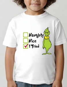 Tricou copii - GRINCH JUST TRYING - Img 2