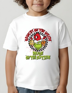 Tricou copii - Grinchy on the inside - Crăciun, modă, stil, cadouri, sărbători, festiv - Img 2