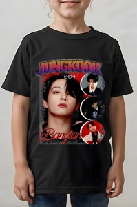 Tricou copii - JungKook Bangtan - KPOP, stil, muzică, idol, cultură, pop, trendy, grup, fanbase, Korea