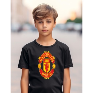 Tricou copii Manchester United FC din bumbac 100% - Img 7