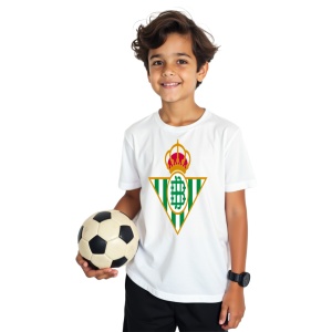 Tricou copii Real Betis Sevilla din bumbac 100% - Img 2