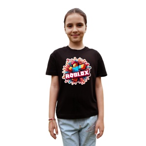 Tricou Copii Roblox Baiatul Masina din bumbac 100% - Img 2