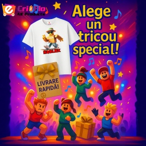 Tricou Copii Roblox Dansatorul Disco din bumbac 100% - Img 10
