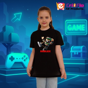 Tricou Copii Roblox Dansatorul Gamer din bumbac 100% - Img 3