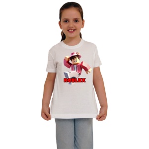 Tricou Copii Roblox Fotbalistul Vesel din bumbac 100% - Img 3