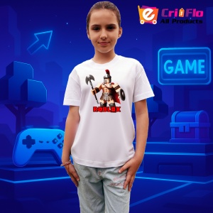 Tricou Copii Roblox Gladiatorul Lamei din bumbac 100% - Img 7