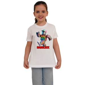 Tricou Copii Roblox Jucatorul Retro din bumbac 100% - Img 3