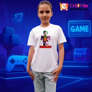 Tricou Copii Roblox Revolta Aurie din bumbac 100% - Img 7