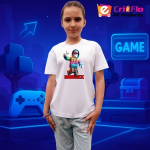 Tricou Copii Roblox Roblox Flacara din bumbac 100% - Img 7