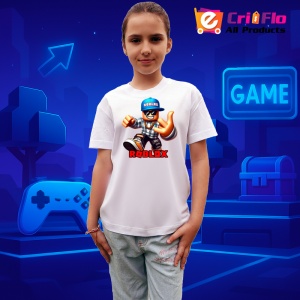 Tricou Copii Roblox Soferul Hotdog din bumbac 100% - Img 7