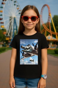 Tricou Copii Tralalelo Tra la la Bombardino Crocodilo - Italian Brainrot Meme T-Shirt (1) - Img 3