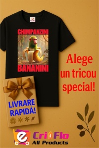 Tricou Copii Tralalelo Tra la la Chimpanzini Bananini - Italian Brainrot Meme T-Shirt (2) - Img 6