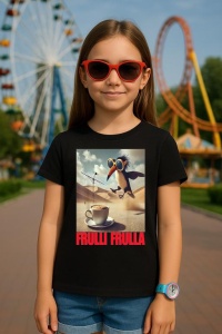 Tricou Copii Tralalelo Tra la la Frulli Frulla - Italian Brainrot Meme T-Shirt - Img 4