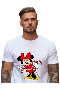 Tricou Craciun Barbat - Christmas Minnie