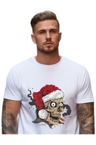 Tricou Craciun Barbat - Funny Skull Christmas