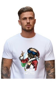 Tricou Craciun Barbat - Merry Christmas Pug