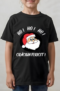 Tricou Craciun copii - Craciun Fericit! Ho Ho Ho ! - Img 2
