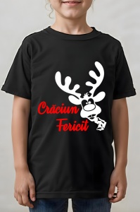 Tricou Craciun copii - Ren Craciun Fericit - Img 2
