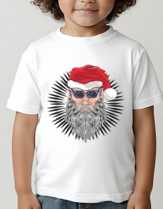 Tricou Craciun copii - Santa the Rocker