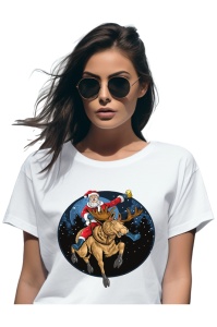 Tricou Craciun dama - Beer Santa