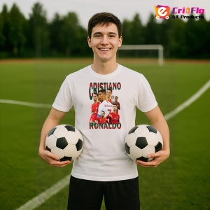 Tricou Cristiano Ronaldo Portugalia Campion All time - Copii | Dama | Barbat - Img 3