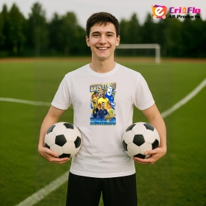 Tricou Cristiano Ronaldo The Goat - Copii | Dama | Barbat - Img 3