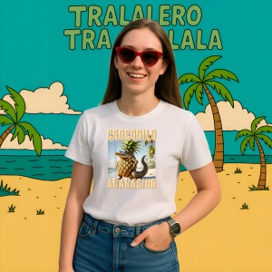 Tricou Crocodilo Ananasino ** Tralalero Tralala Copii | Dama | Barbat - Img 11