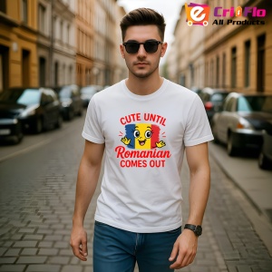 Tricou Cute unitil Romanian Comes Out |Colectia Tricouri Romania - Img 3
