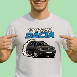 Tricou Dacia Duster Derapaje - Copii | Dama | Barbat - Img 2
