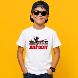 Tricou Daffy Duck Black Bird Urban Rebel Street Design, din bumbac 100% Copii | Dama | Barbat - Img 2
