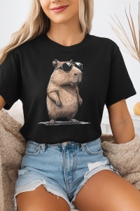 Tricou dama CapyBara - Capy bond - Img 2