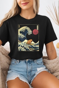 Tricou dama CapyBara - Surfing - Img 2