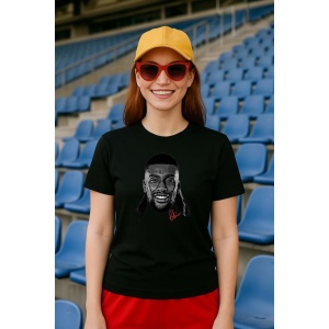 Tricou Dama cu fotbalistul Alex Iwobi-Fulham FC din bumbac 100% - Img 3