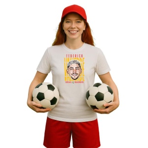 Tricou Dama cu fotbalistul Federico Santiago Valverde Dipetta-Real Madrid din bumbac 100% - Img 11