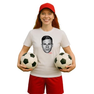 Tricou Dama cu fotbalistul Joshua Kimmich-Bayern Munchen din bumbac 100% - Img 9