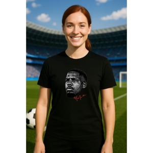 Tricou Dama cu fotbalistul Mike Maignan-AC Milan din bumbac 100%