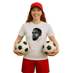 Tricou Dama cu fotbalistul Mike Maignan-AC Milan din bumbac 100% - Img 12