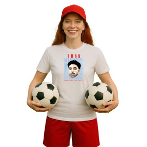 Tricou Dama cu fotbalistul Omar Khaled Mohamed Marmoush-Eintracht Frankfurt din bumbac 100% - Img 11