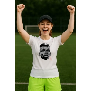 Tricou Dama cu fotbalistul Paul Pogba Juventus din bumbac 100% - Img 9