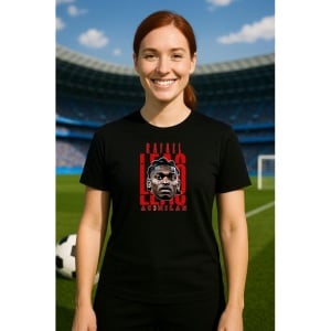 Tricou Dama cu fotbalistul Rafael Alexandre da Conceiouo Leuo-AC Milan din bumbac 100% - Img 5