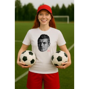 Tricou Dama cu fotbalistul Toni Kroos-Real Madrid din bumbac 100% - Img 4