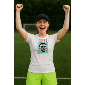 Tricou Dama cu fotbalistul Trent Alexander-Arnold-Liverpool FC din bumbac 100%