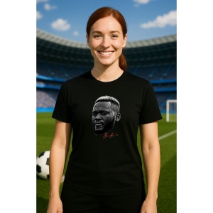 Tricou Dama cu fotbalistul Victor Boniface-Bayer Leverkusen din bumbac 100% - Img 4