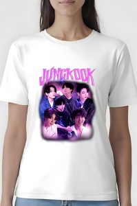 Tricou dama - Jennie Yellow - KPOP, stil, muzică, idol, cultură, pop, trendy, grup, fanbase, Korea - Img 2