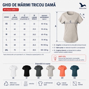 Tricou Damă Malfini Chance GRS 811 – Poliester Reciclat, Extra Dry, Croială Lejeră - Img 4