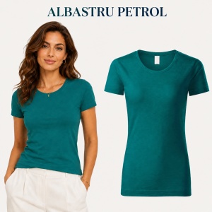 Tricou damă Malfini Gulf 824, 100% bumbac organic, croială cambrată, XS–2XL, 14 culori - Img 19