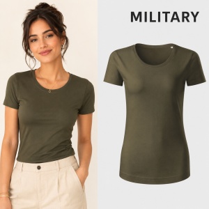 Tricou Damă Malfini Origin GOTS 172 – 100% Bumbac Organic, Croială Cambrată, 15 Culori, XS–2XL - Img 12