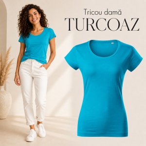 Tricou Damă Malfini Viper Free F61 – 100% Bumbac, Croială Cambrată, Guler Rotund, 8 Culori - Img 13