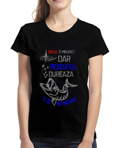 Tricou dama - PESCUITUL DUREAZA - Img 2
