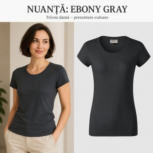 Tricou Damă Rimeck Resist Heavy R04 – 100% Bumbac, 200 g/m², Croială Cambrată, S–3XL - Img 14